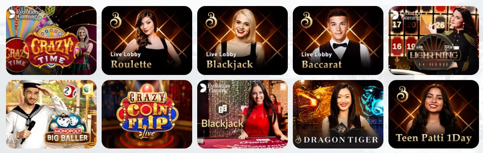 Giochi da casinò dal vivo 4Crowns CASINO