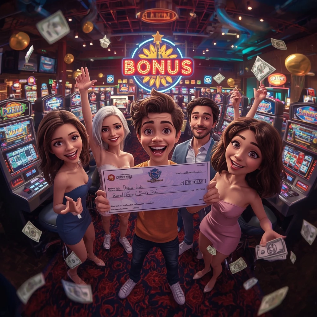 bonus nelle mani di un uomo al 4Crowns Casino