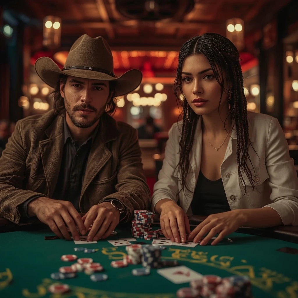 foto di due giocatori di poker 4Crowns Casino